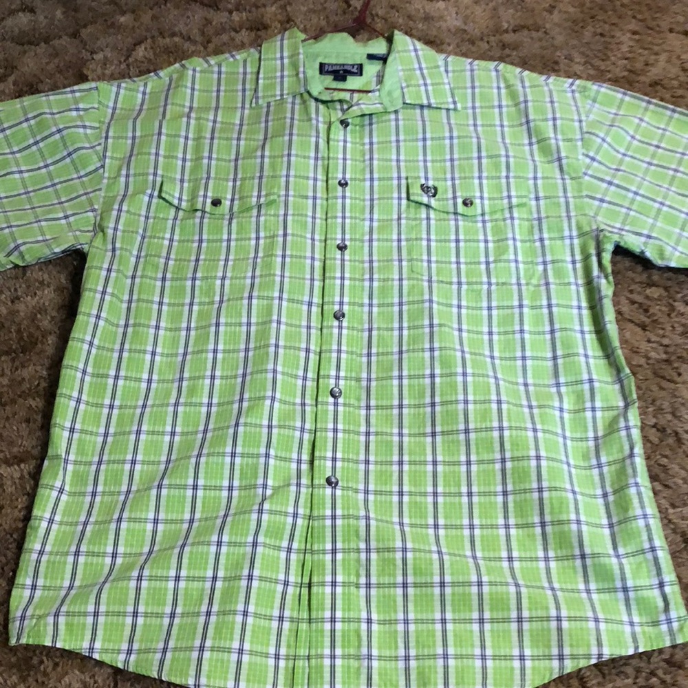 Panhandle shirt green and black
